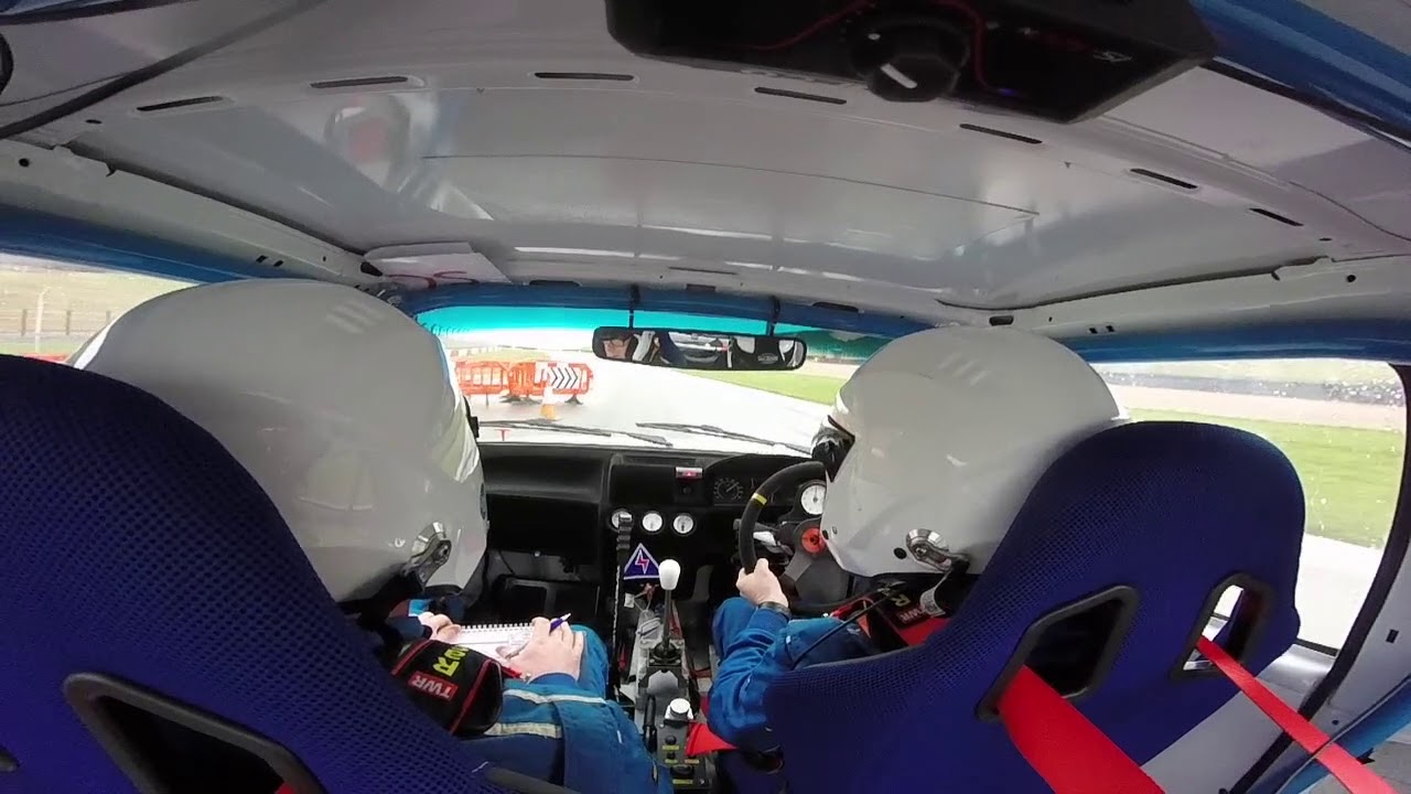 Donington park rally Vauxhall Nova stage 3 March 2020.