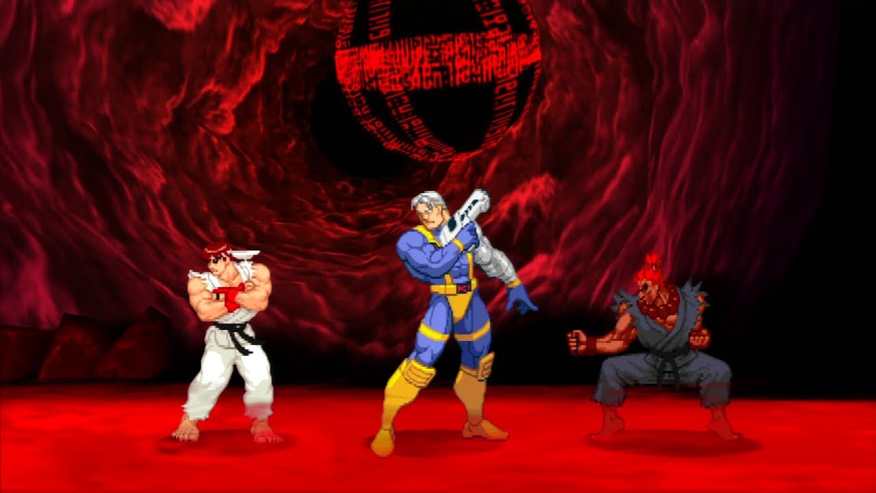 Marvel VS Capcom 2 - Ryu/Cable/Akuma - Expert Difficulty Playthrough