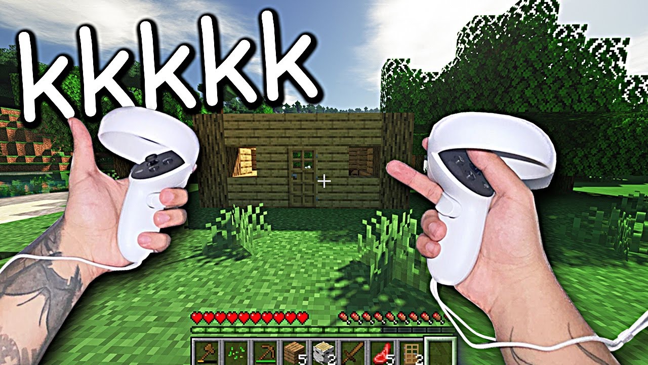 Comprei um VR e entrei no MINECRAFT