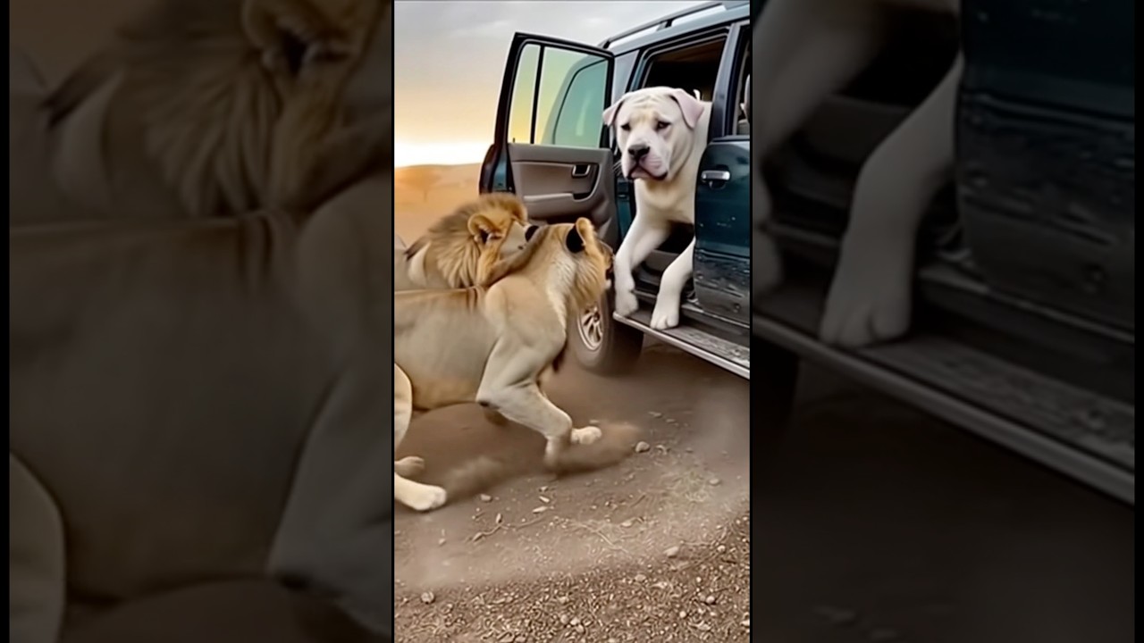 Lions Become Bulldog Bodyguards 🦁🐶 | Unbelievable Animal Alliance 