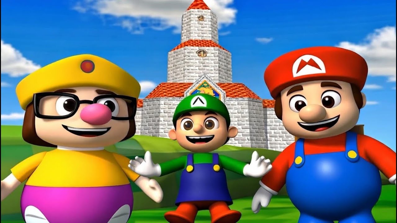 Super Mario 64 DS but it's ruined by AI