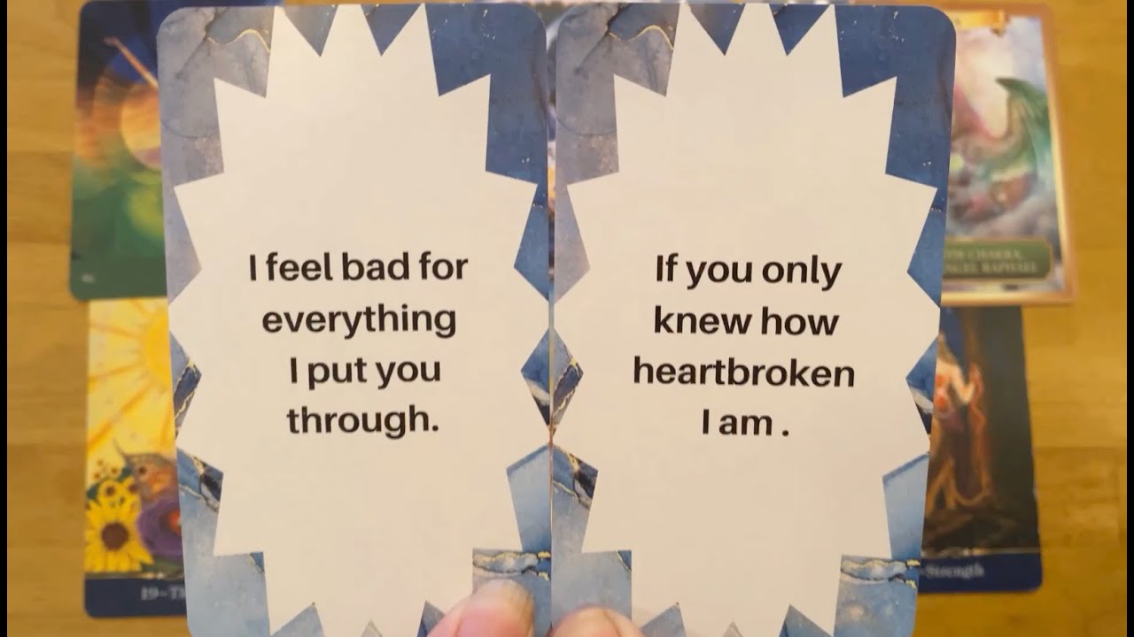 I'M SORRY FOR BREAKING BOTH OUR HEARTS 😢 I SHOULD HAVE TREATED YOU BETTER! ♥️ (LOVE TAROT READING)