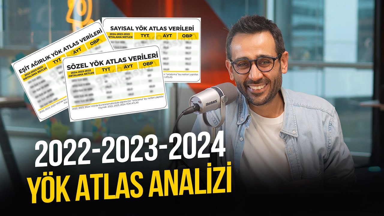 1-5-10-20-50-100 Bin Sıralama İçin Kaç Net Yapmalısın? Çok Detaylı Son 3 Yıl YÖK ATLAS Analizi 🤙