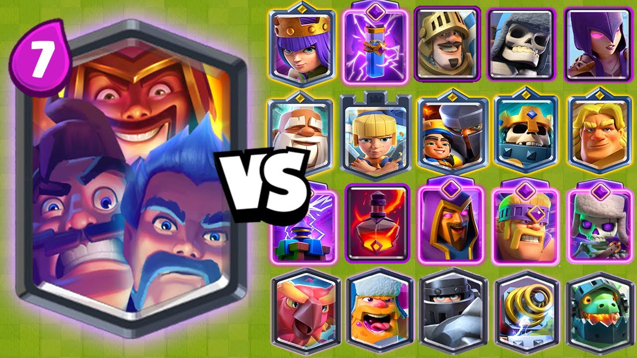 NUEVO TRIO de MAGOS vs TODAS LAS CARTAS | NUEVA CARTA | Clash Royale
