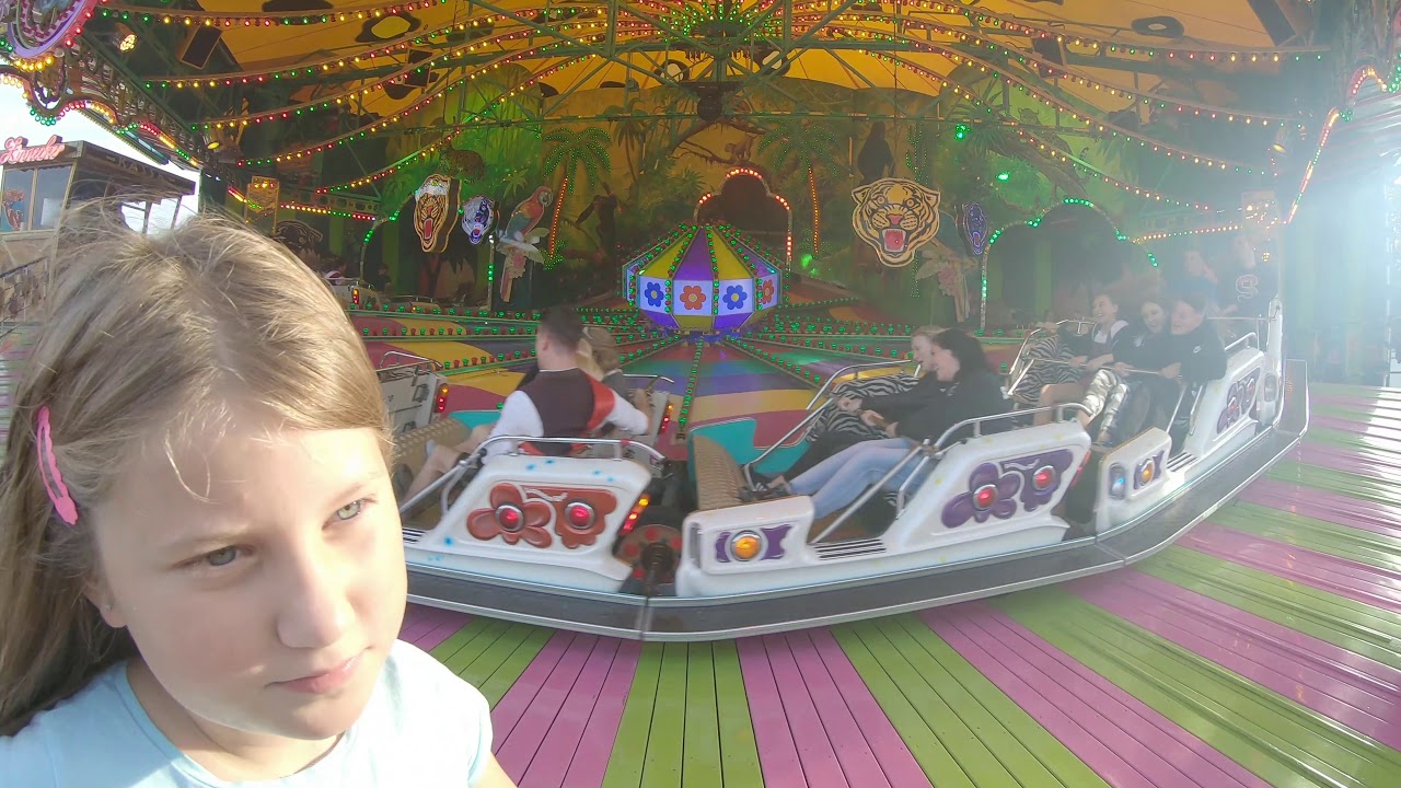 Kirmes Fahrgeschäft Leoparden Spur Volksfest Ingolstadt 2019 Offride