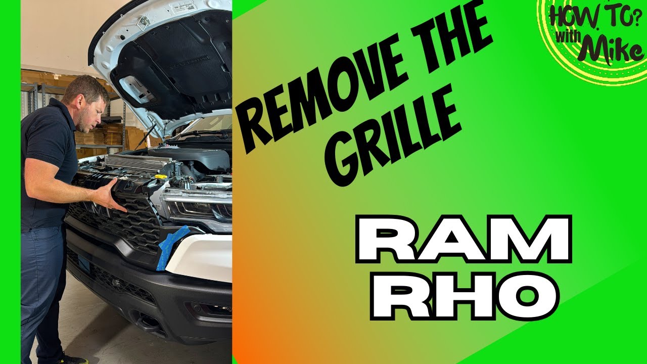2025 RAM 1500 RHO *Tutorial | How To Remove Grille | M&R Automotive