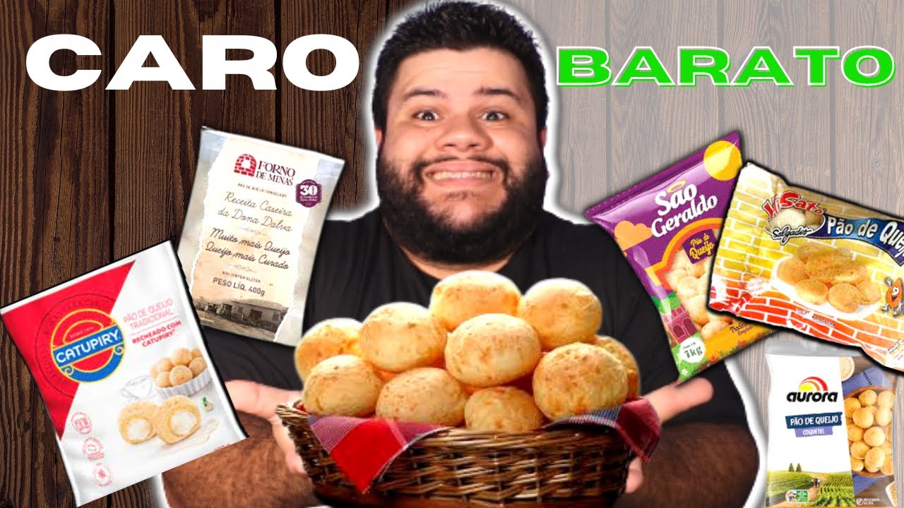 Caro vs Barato Pão de Queijo congelado