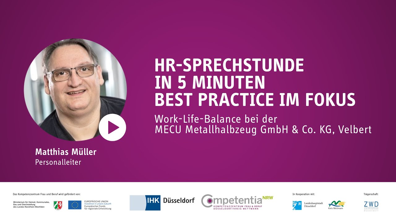 HR-Sprechstunde in 5 Minuten: MECU