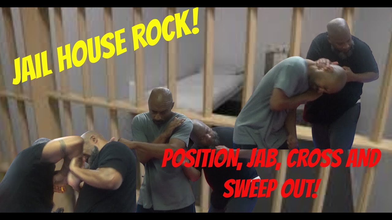 Real JAILHOUSE ROCK | POSITION, Jab, Cross. NECK SNATCH AND SWEEP OUT COUNTER (RARELY SEEN!)