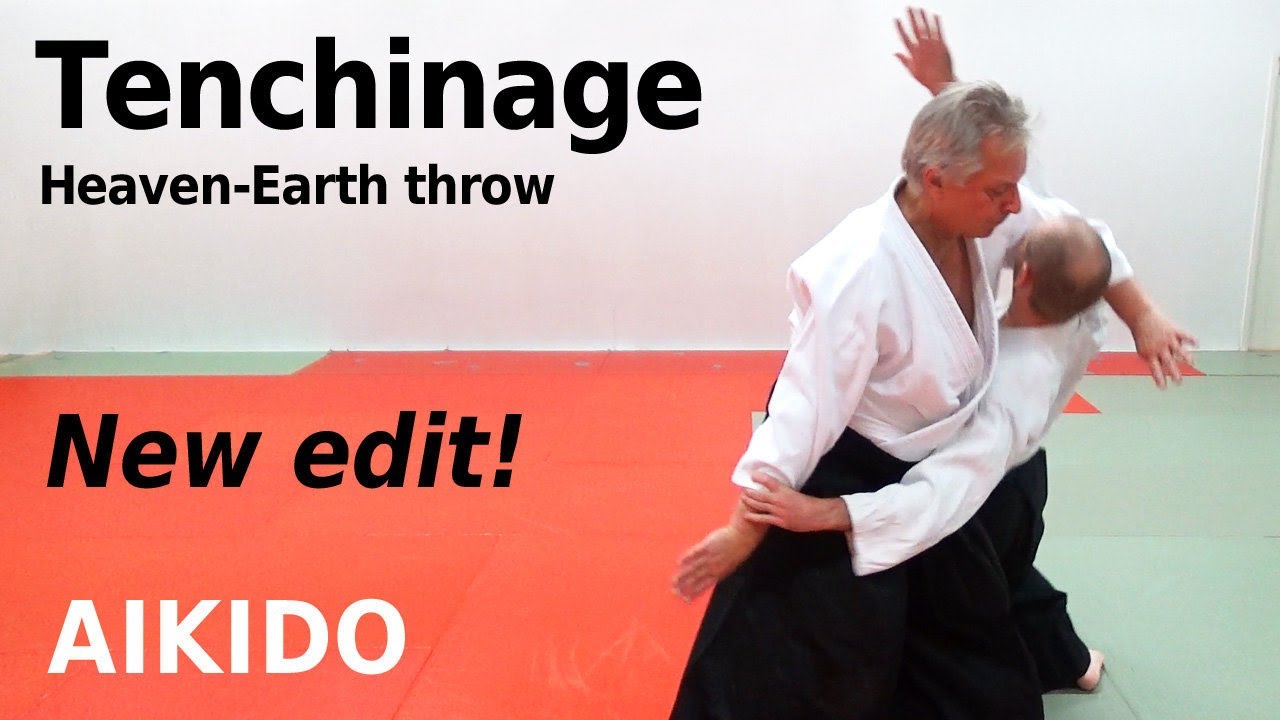 Aikido technique TENCHINAGE against different attacks, by Stefan Stenudd