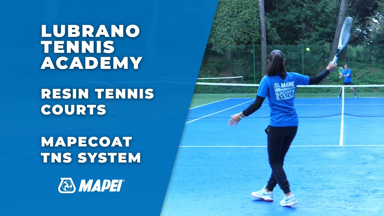 Lubrano Tennis Academy | Surfacing of four resin tennis courts | Mapecoat TNS System