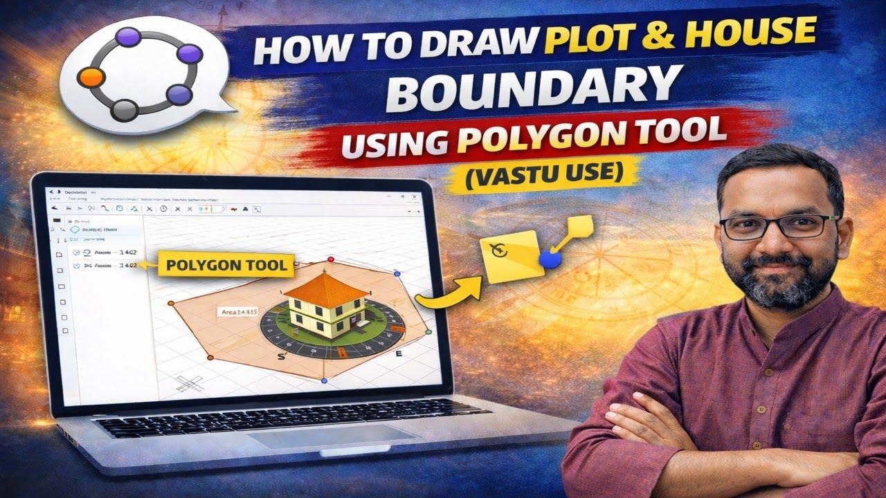 Day 5/10: Draw Plot & House Boundary Correctly for Vastu 
