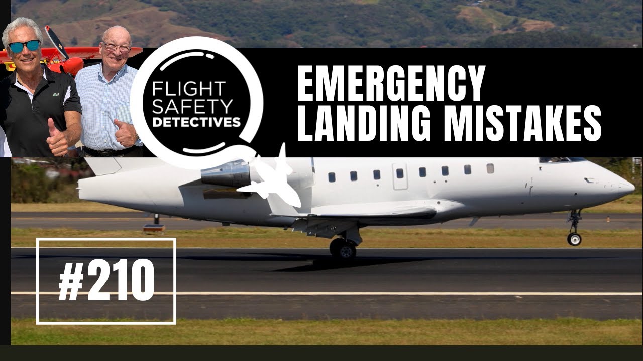 Challenger 604 Roadway Emergency Landing Mistakes – Episode 210