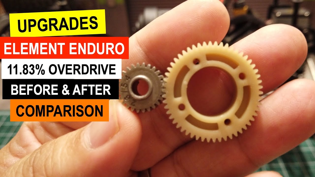 Element RC Enduro Sendero | Upgrades - Should You Upgrade to 11.83% Overdrive Gears?