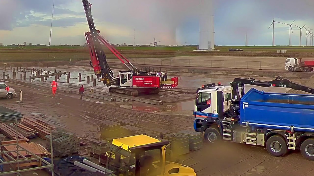 Timelapse opbouw Eemshaven-Midden