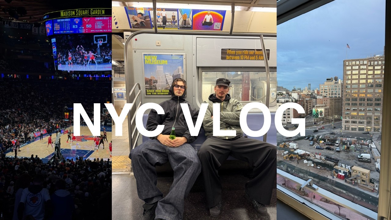 ONE WEEK IN NEW YORK CITY - SHOPPING, NBA GAME + PERFECT WEATHER