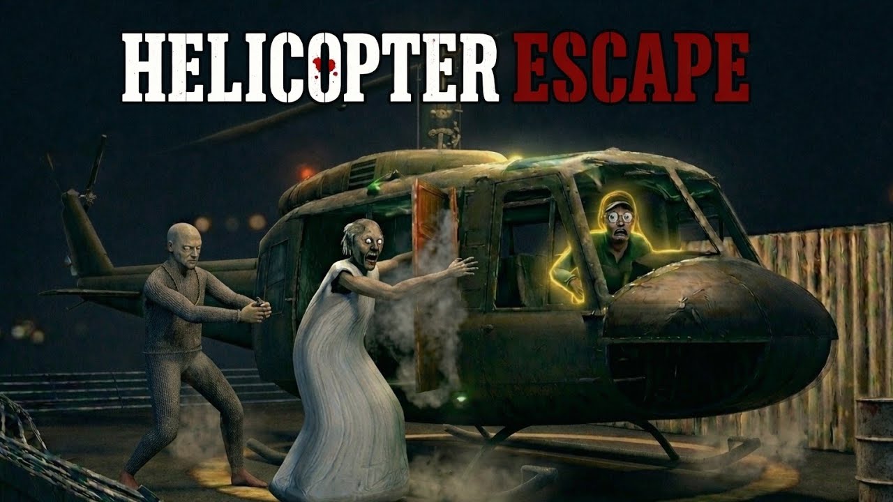 Helicopter Escape Was My LAST Chance|#HelicopterEscape#HorrorGameplay#ScaryGame#Gaming