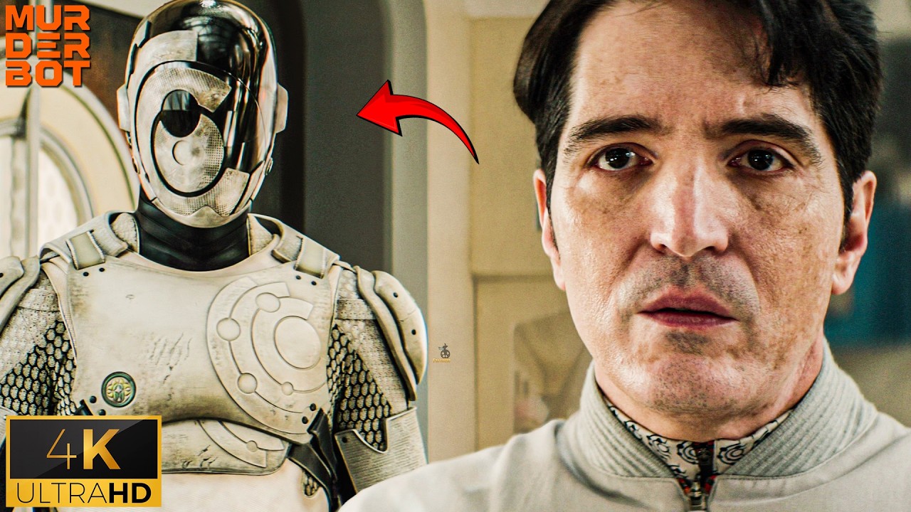 Murderbot's Uncomfortable Eye Contact - Skarsgård & Dastmalchian in Eye Contact