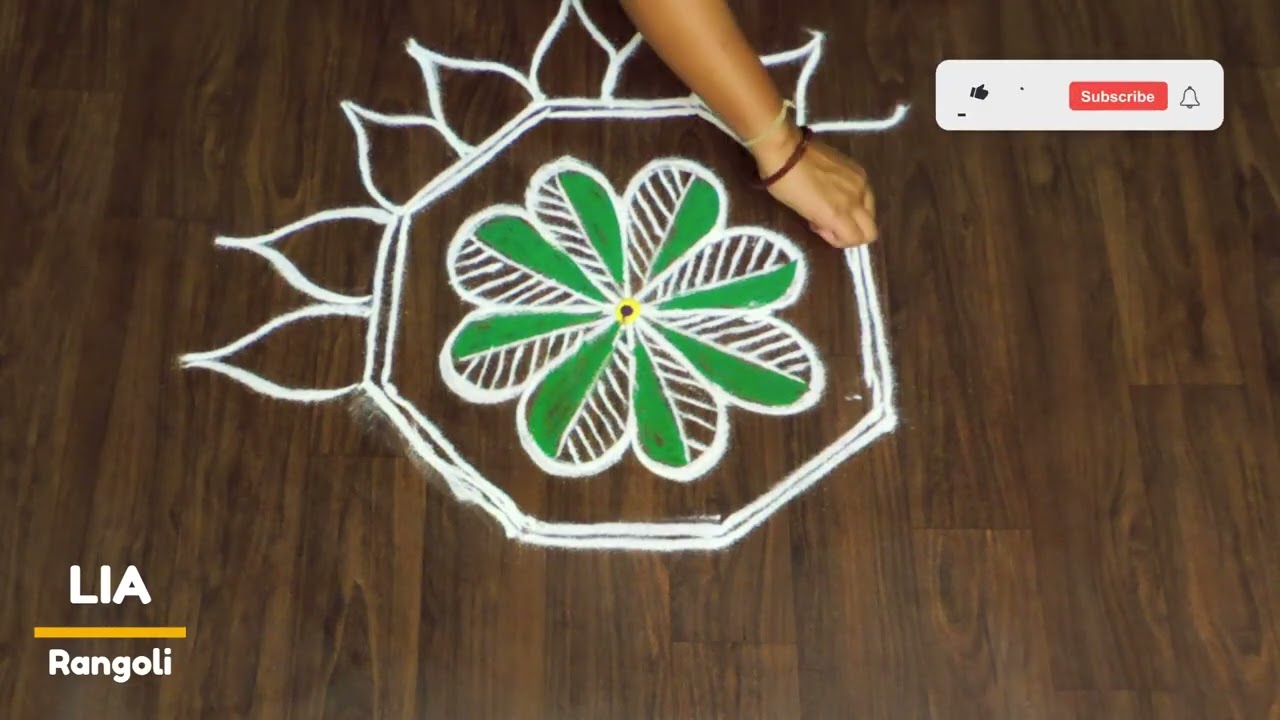 Easy & Simple Kolam / Daily Rangoli / Mugulu / Rangavali / Mandana / Alpana/ Jhoti/ Chita