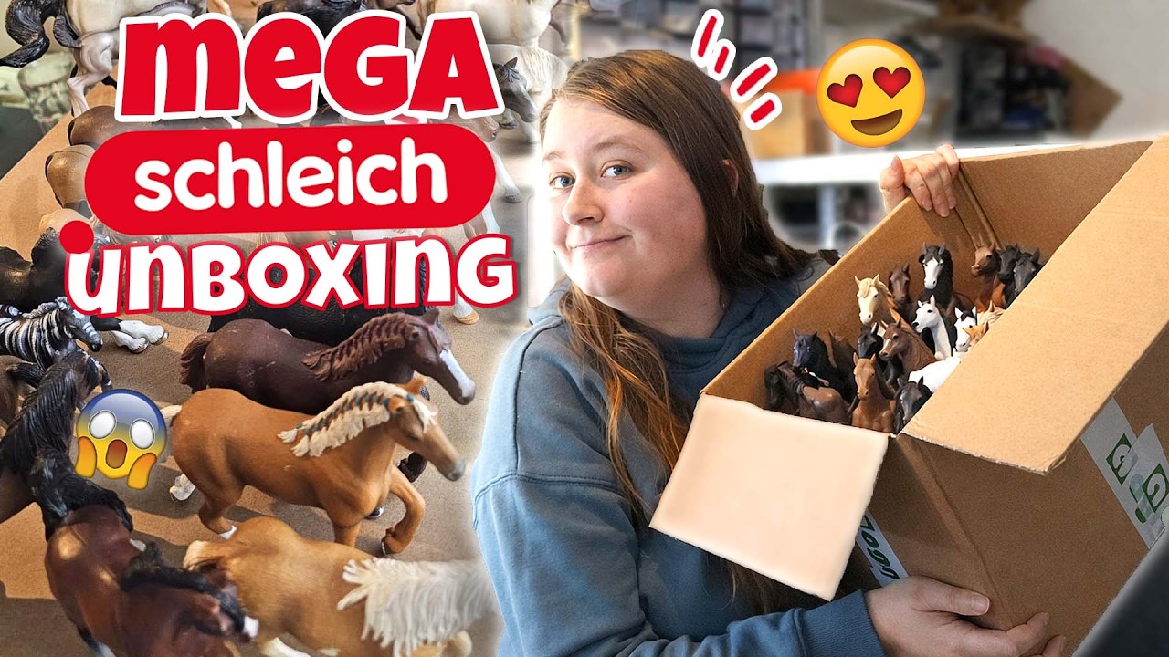 MEGA UNBOXING MET MEER DAN 80 NIEUWE PAARDEN 😱 | Schleich unboxing 🐴