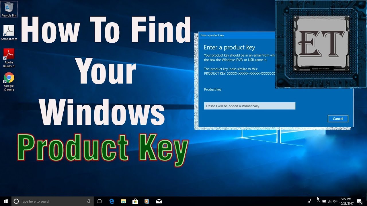 Как найти ключ продукта Windows [Windows 10, 8.1, 8, 7] — простой способ