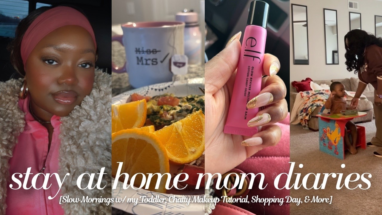 SAHM Diaries: Slow Morning Routine w/ my Toddler, Chatty Makeup Tutorial, Shopping Days & More