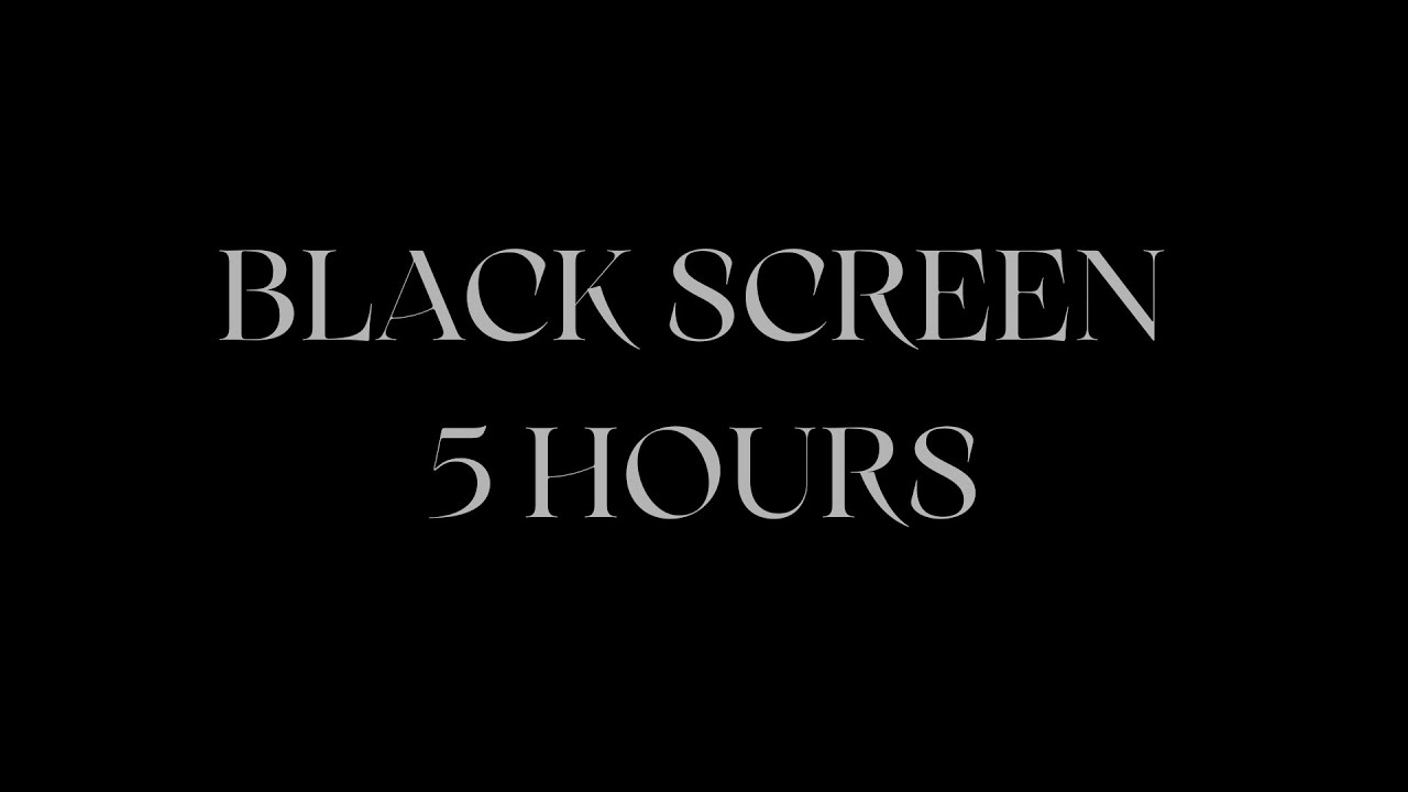 black screen 5 hours #blackscreen #testscreen