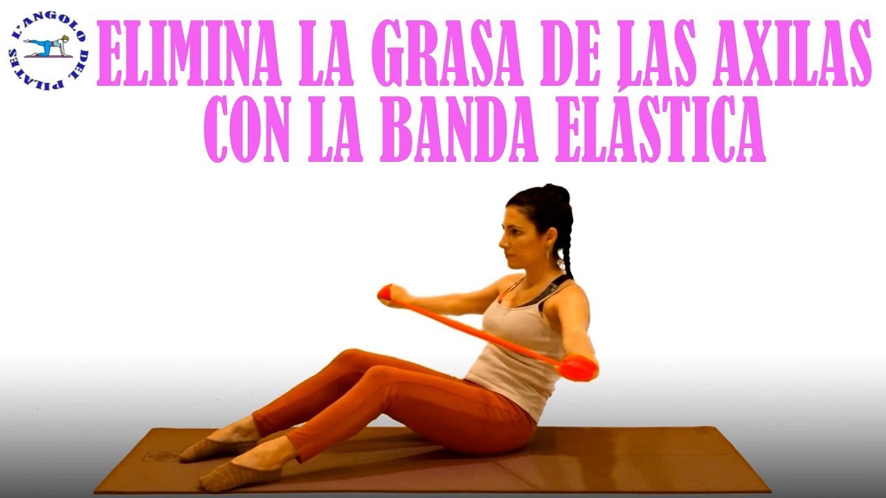 brazos y abdomen con bandas elasticas #pilates