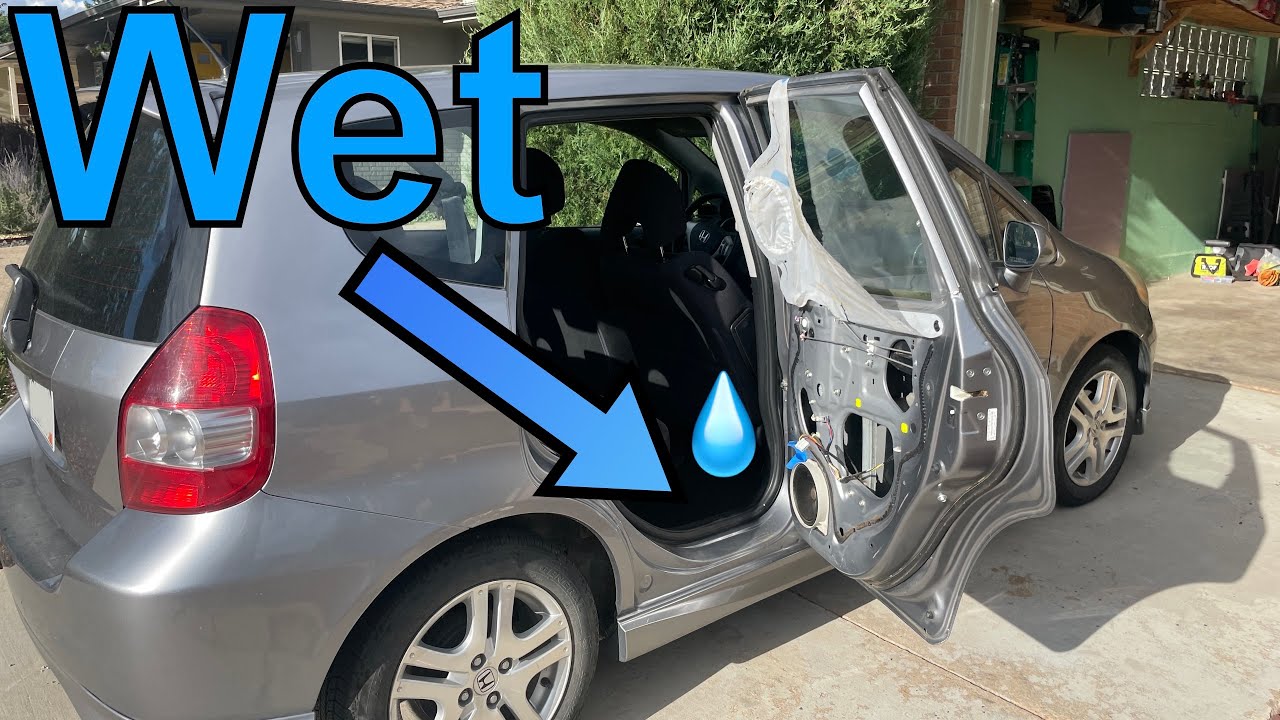 Honda Fit Wet Rear Foot Well - Leak Fix (2001-2008 Honda Jazz)