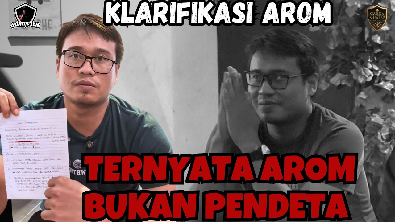 KLARIFIKASI AROM - TERNYATA AROM BUKAN PENDETA!