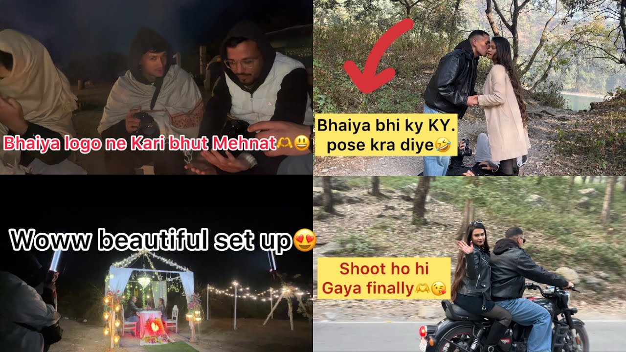 Pre-wedding ka part 2 Finally ho gayi pre-wedding shoot🥳❤️!!