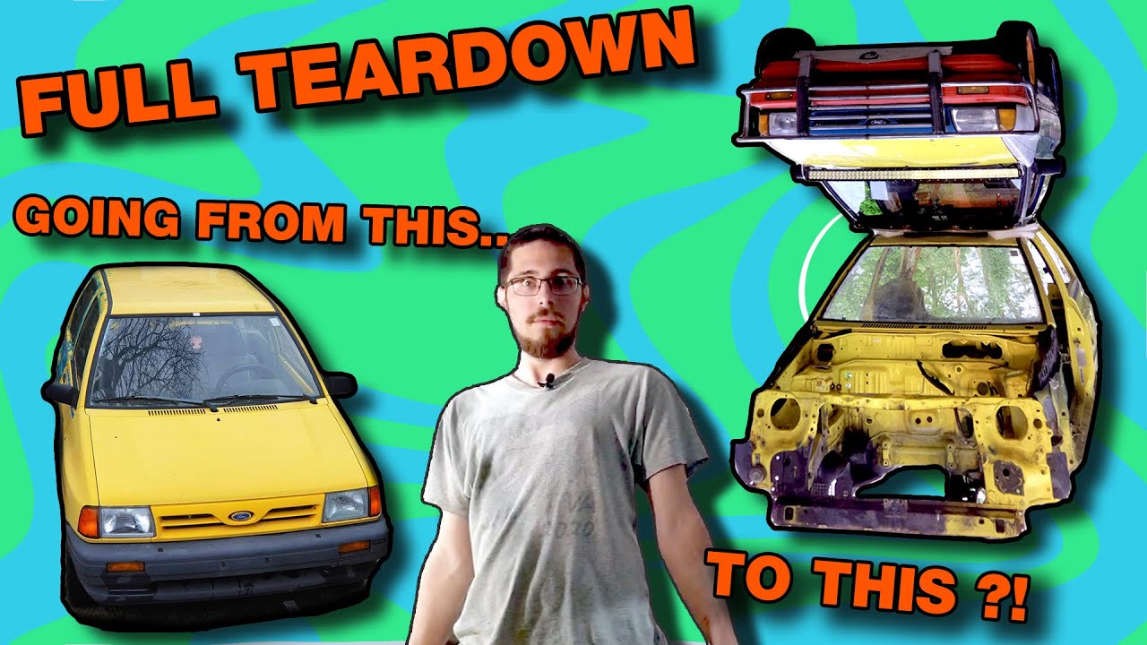 How To Disassemble an ENTIRE FESTIVA!