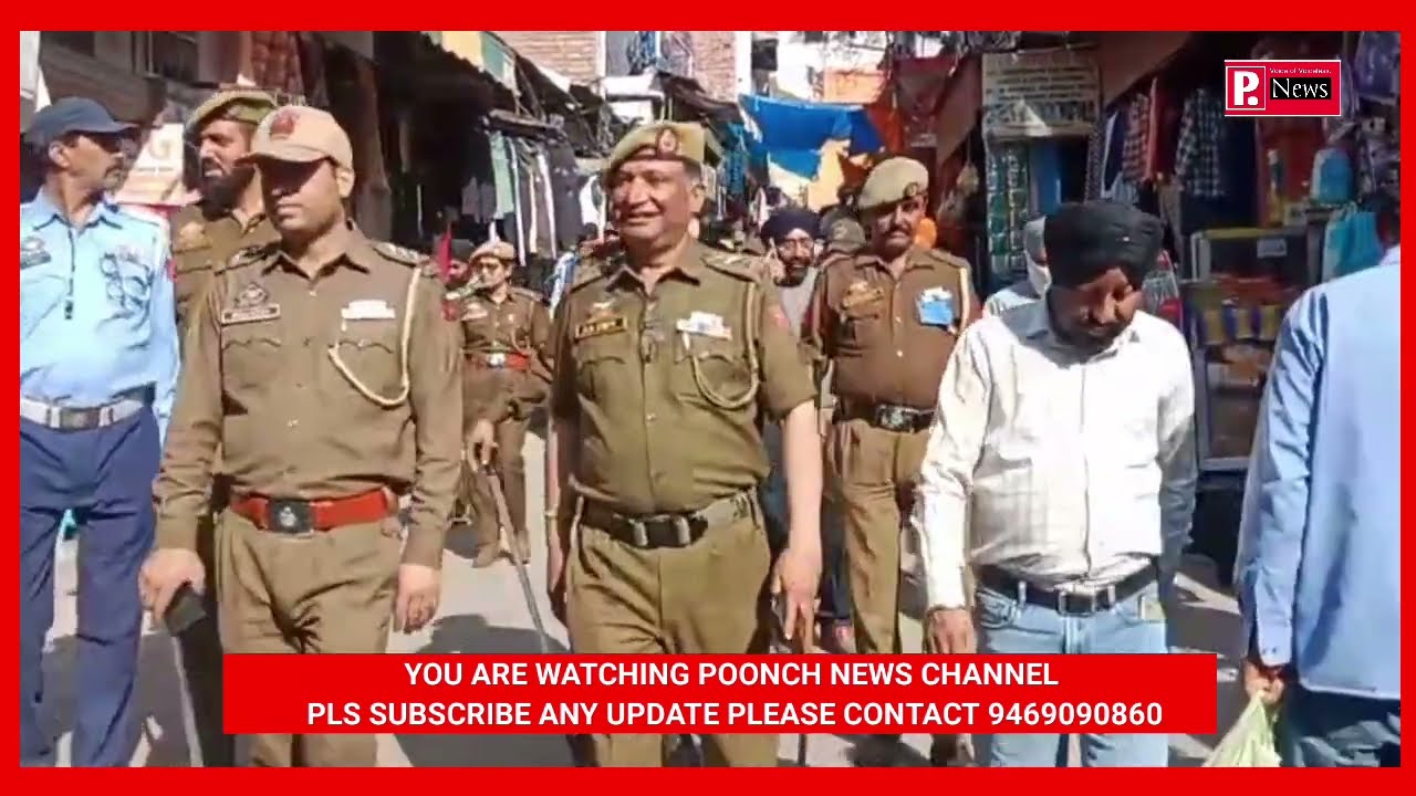 Hola Mohalla's Nagar Kirtan was taken out from Gurudwara Singh Sabha Main Bazar Poonch. The processi