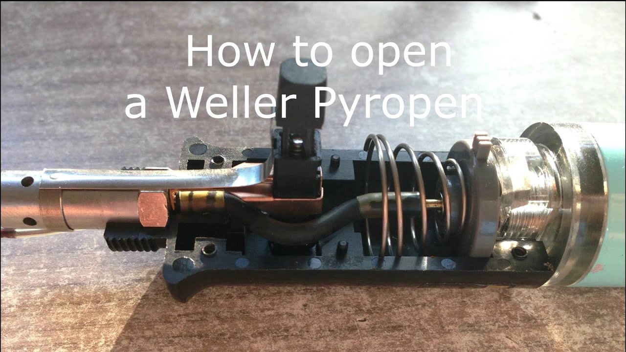 Weller Pyropen piezo open repair test hotair desolder test