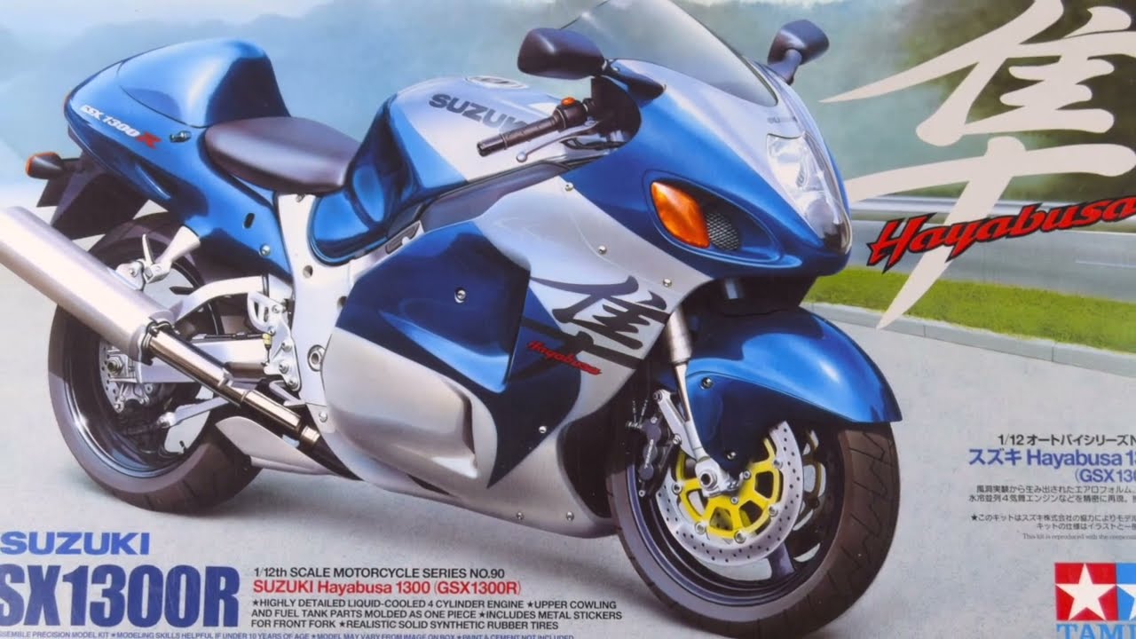 Tamiya Suzuki Hayabusa 1/12 Kit Build Photo Montage