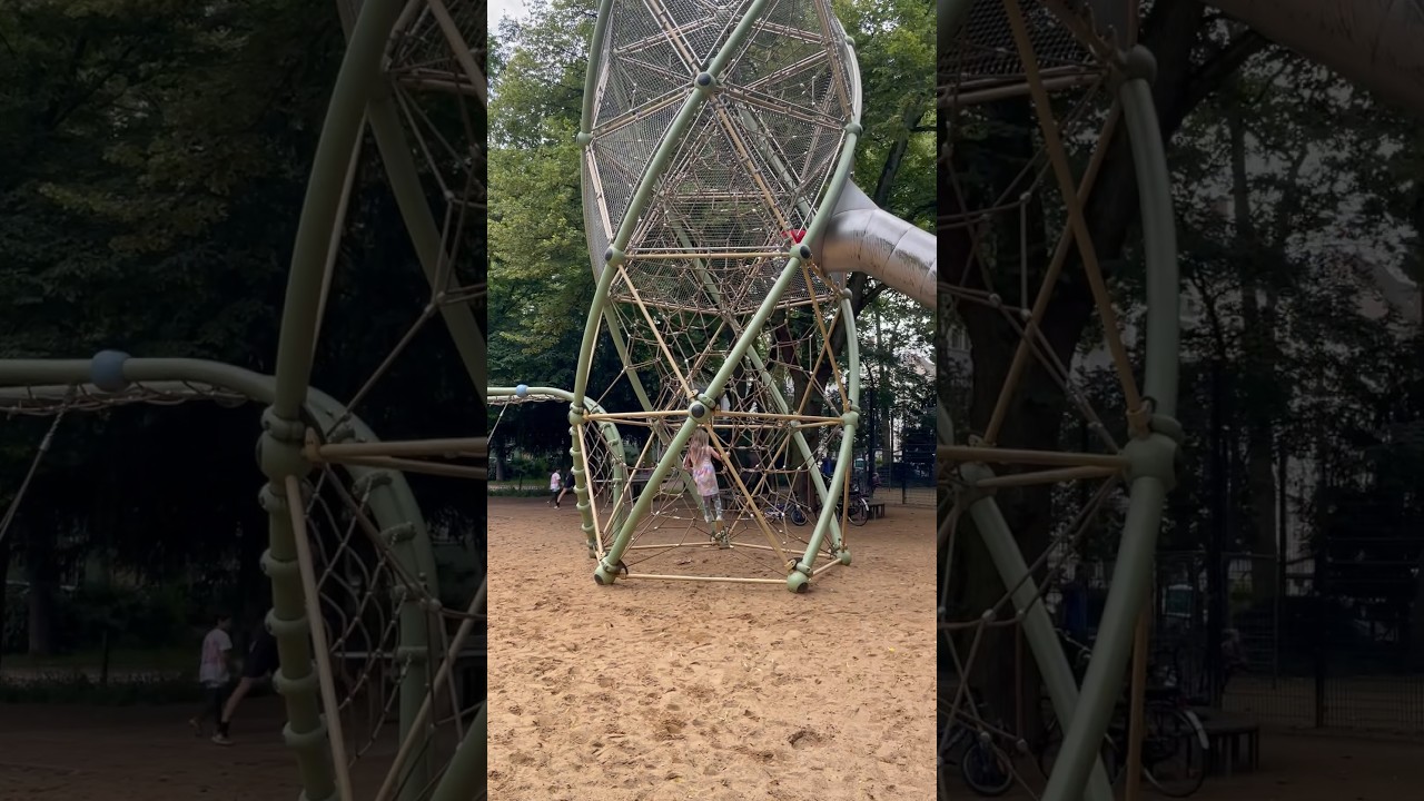 Playgrounds in Germany are on another level. K&ouml;ln, Deutschland #germany #travel #playground #life