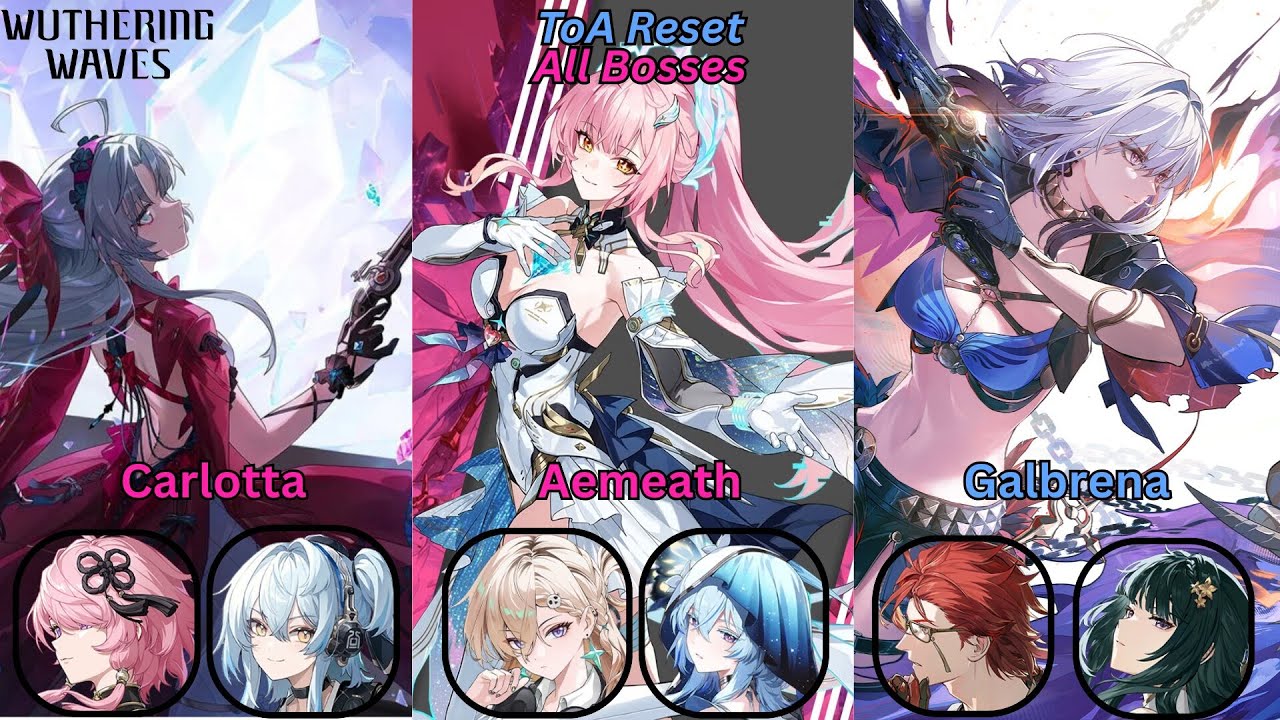 NEW! Tower of Adversity 3.1 / Carlotta - Aemeath - Galbrena / All Bosses Floors