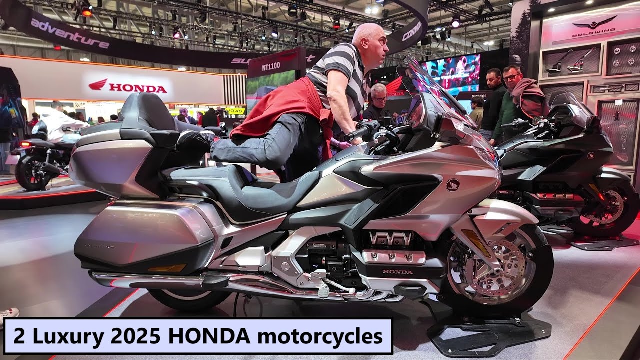 2 Luxury 2025 HONDA mega motorcycles - GOLDWING 1800cc