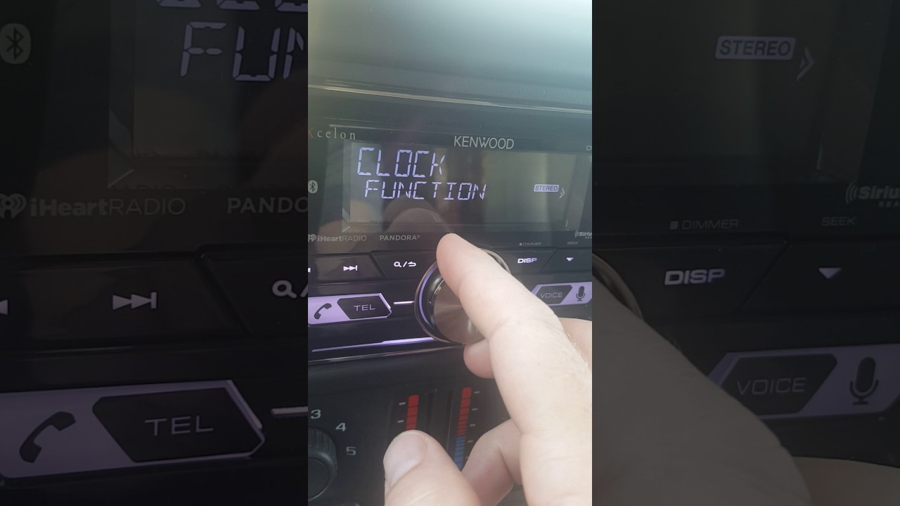Kenwood Radio DPX592BT time change