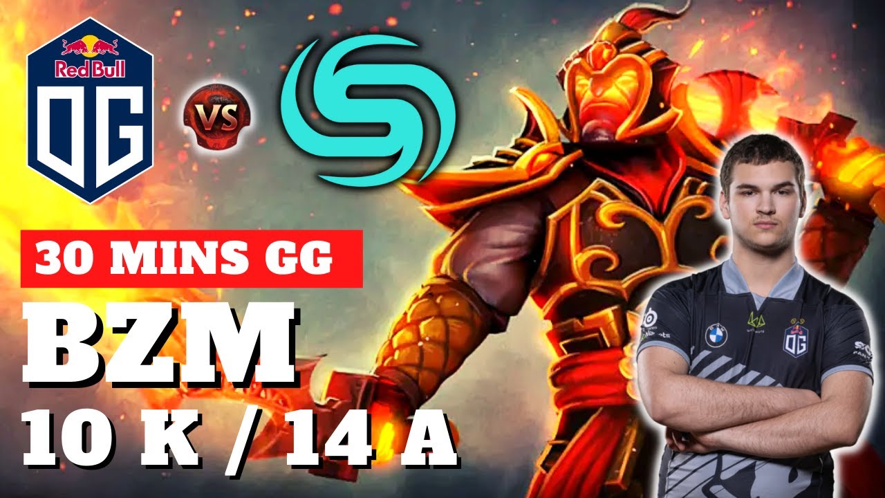 BZM EMBER SPIRIT POV | OG vs SONIQS | TI11 GROUP STAGE | How they play?