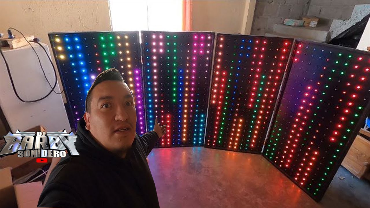CABINA LED PIXEL PARA DJ,,INTENTANDO HACER UNA (barby sonidero )