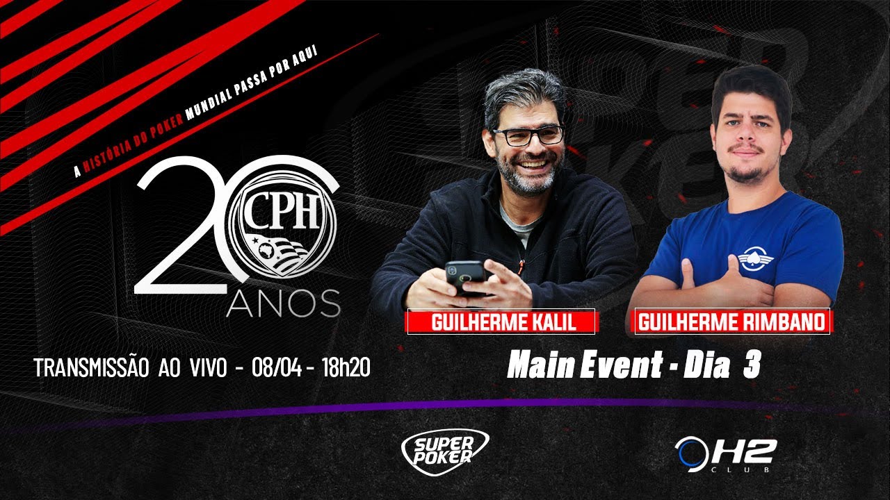 Dia 3 💥 Main Event CPH 500K Gtd💥 no H2 Club São Paulo - 🏆R$ 130.000,00