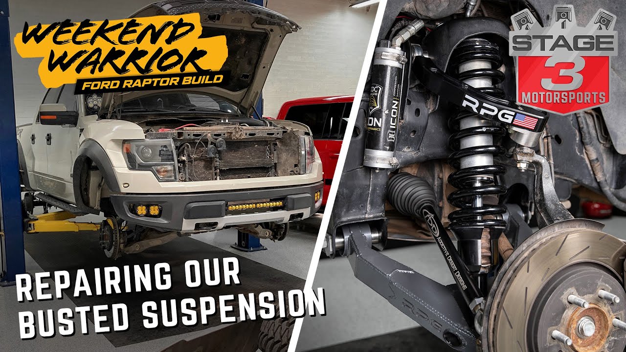 Raptor Suspension upgrades RPG Upper Control Arms, ADD Tie rods & SPC Alignment Camber & Caster kit