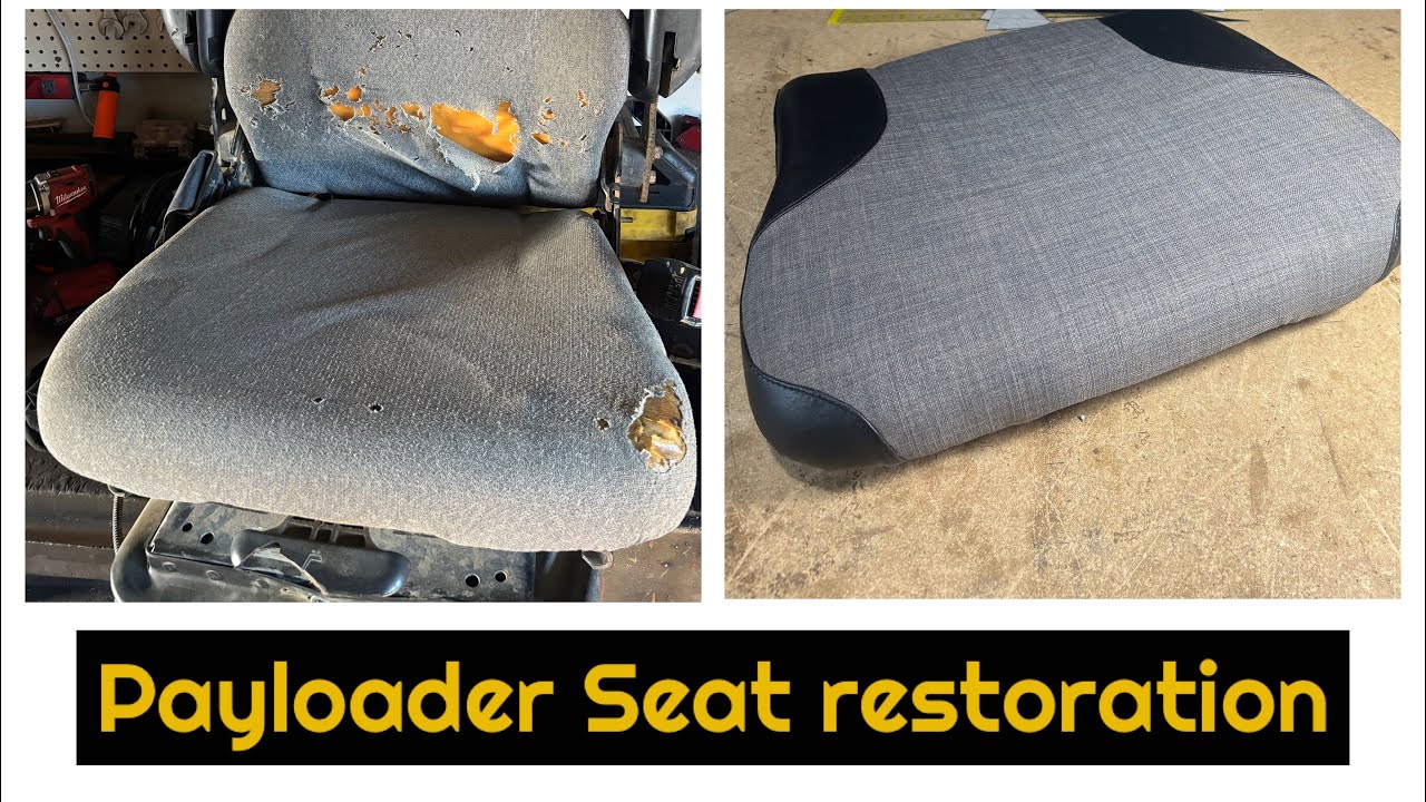 Cat payloader seat restoration