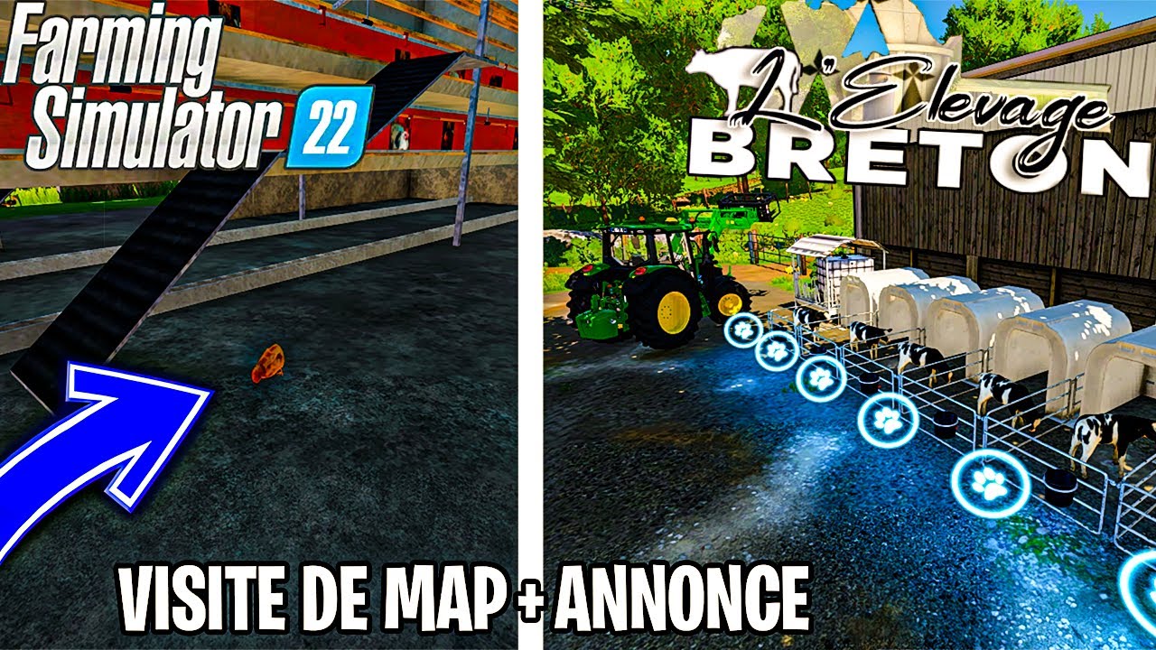 FS22 PRESENTATION DE LA MAP L'ELEVAGE BRETON !!