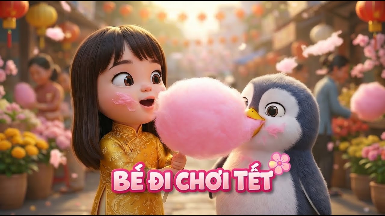 Tết Về Bé Thích Đi Chơi 🌸 Nhạc Tết Thiếu Nhi Sôi Động Bé Chúc Tết Ông Bà | Thaoo