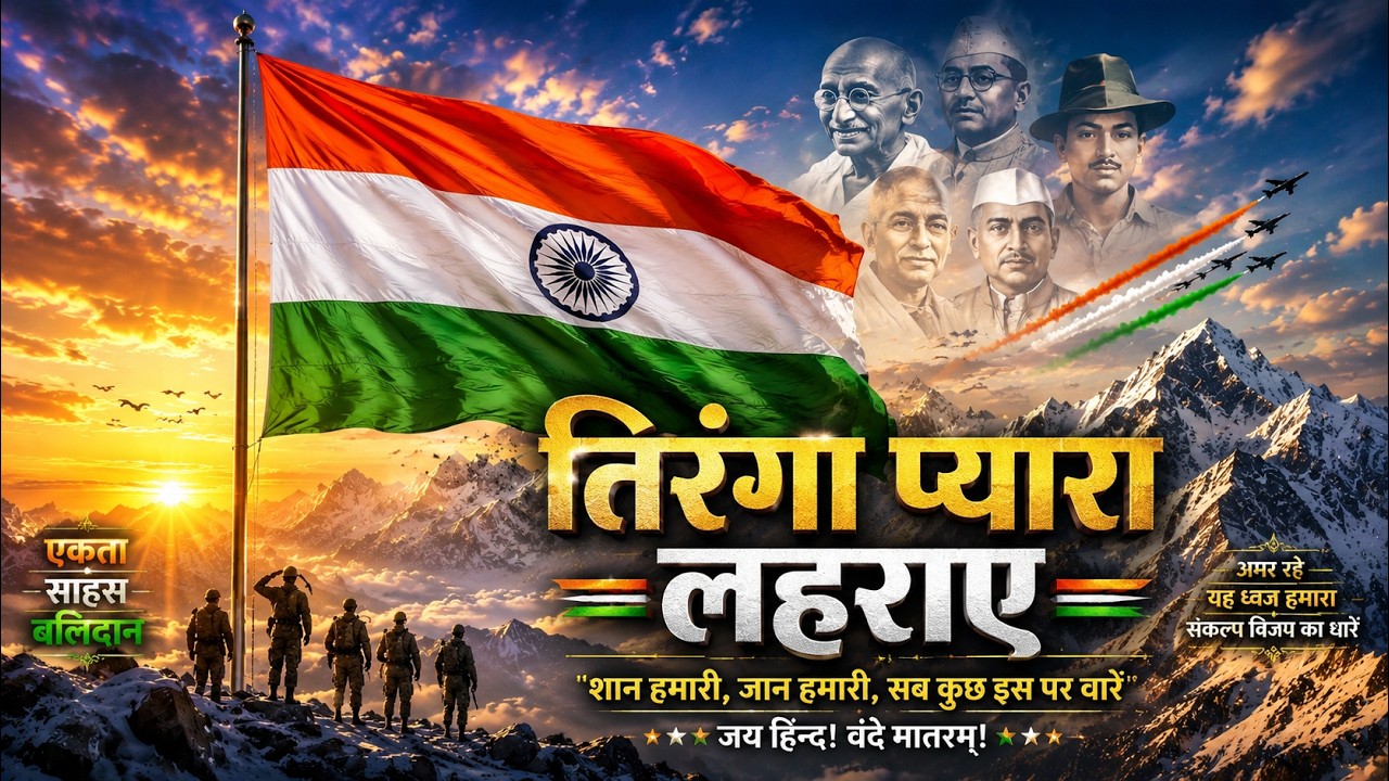 तिरंगा प्यारा लहराए  | देशभक्ति गीत | भारतीय ध्वज गौरव गान