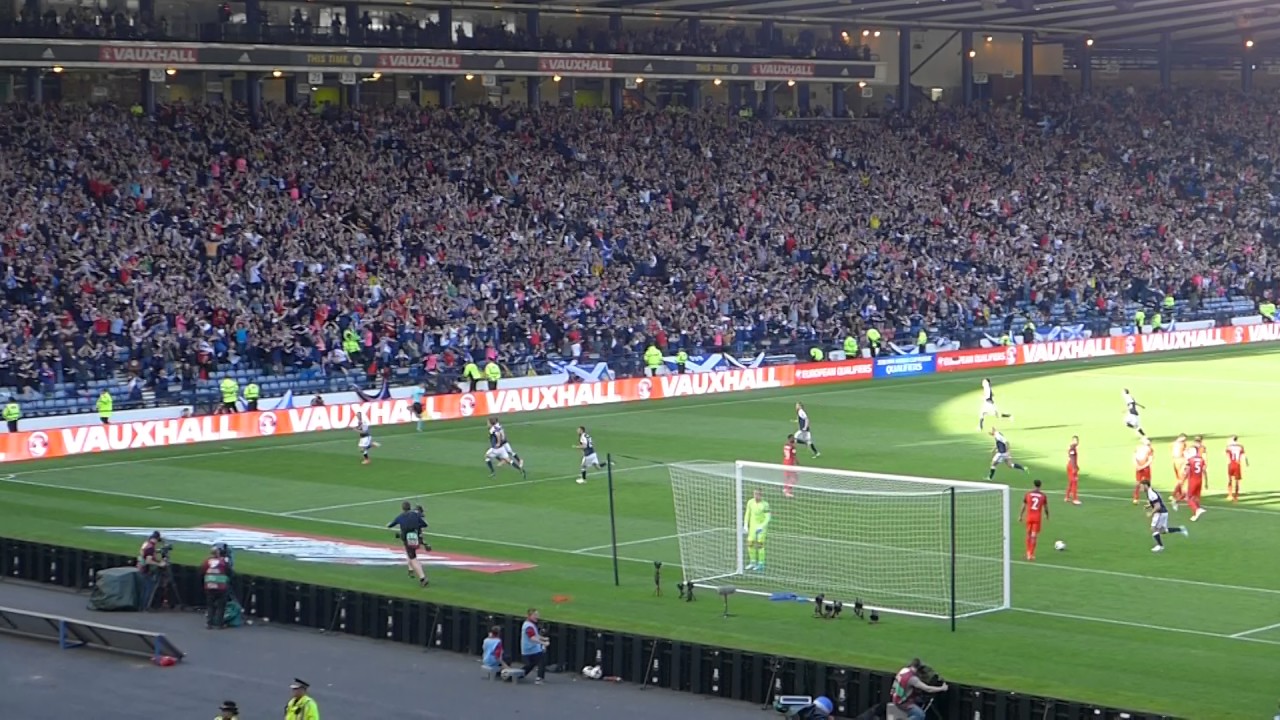 10/06/17 - Scotland 2-2 England - Leigh Griffiths free kick 1 (1080p HD)
