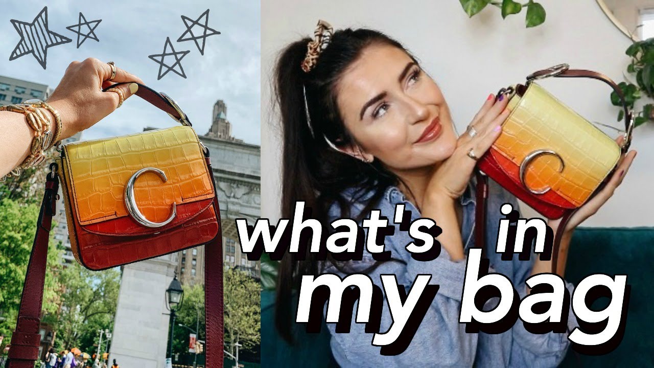 WHATS IN MY BAG?! Chloe C Mini Bag || Sarah Belle