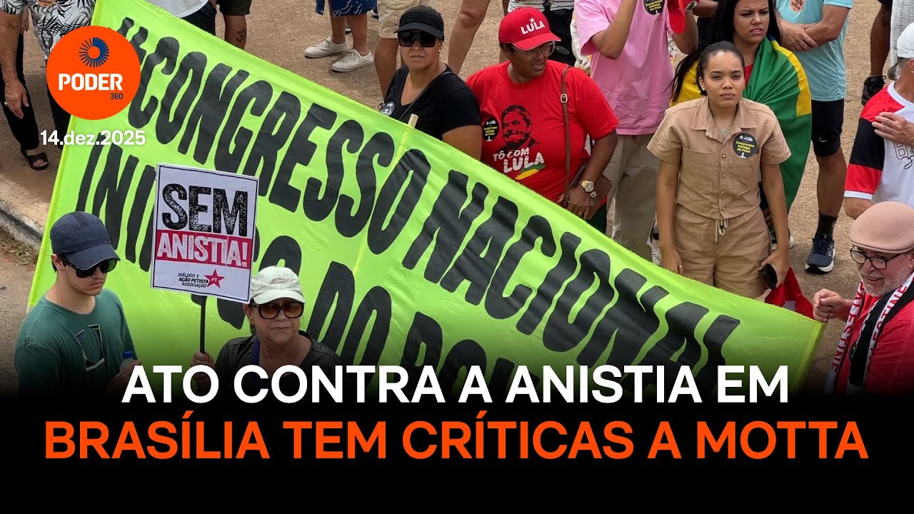 Ato contra a anistia em Bras&iacute;lia tem cr&iacute;ticas a Motta: 